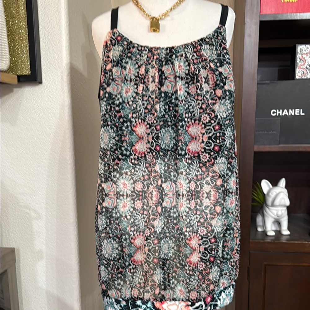 Floral Patterned Swim by Cacique Swim Top size 22 wire free